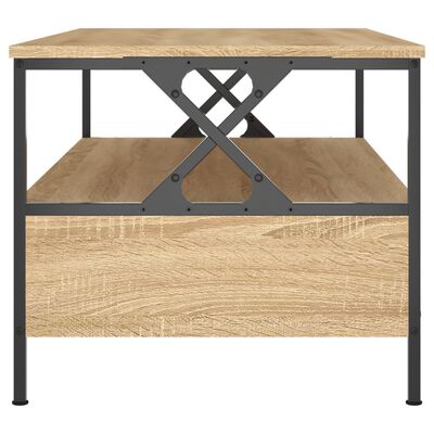 vidaXL Tavolino da Salotto Rovere Sonoma 100x51x45cm Legno Multistrato