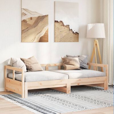 vidaXL Dormeuse senza Materasso 80x200 cm in Legno Massello di Pino