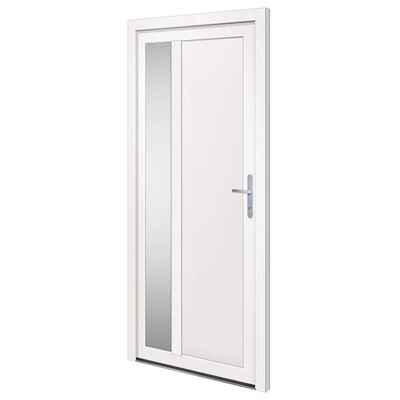 vidaXL Porta Ingresso Bianca 98x208 cm in PVC