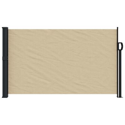 vidaXL Tenda da Sole Laterale Retrattile Beige 117x300 cm