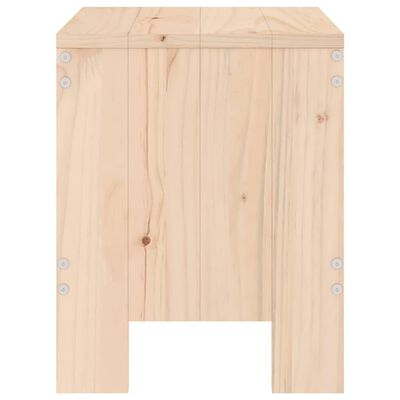 vidaXL Sgabelli da Giardino 2 pz 40x36x45 cm in Legno Massello di Pino