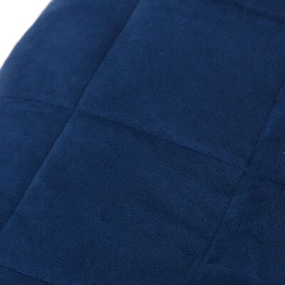 vidaXL Coperta Ponderata Blu 122x183 cm 5 kg Tessuto