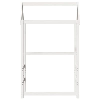 vidaXL Tetto Letto Bambini Bianco 98x70x176,5 cm Legno Massello Pino