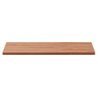 vidaXL Piano Tavolo 60x40x1,5cm Rettangolare Legno Massello Faggio