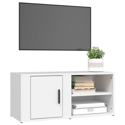 vidaXL Mobili Porta TV 2 pz Bianco 80x31,5x36 cm in Legno Multistrato