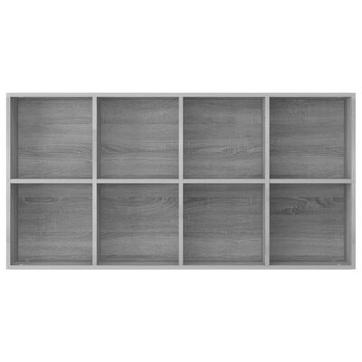 vidaXL Libreria/Credenza Grigio Sonoma 66x30x130 cm Legno Multistrato