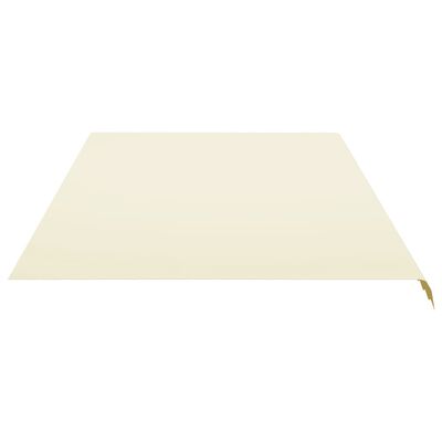 vidaXL Tessuto di Ricambio per Tenda da Sole Crema 6x3,5 m
