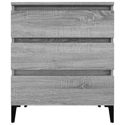 vidaXL Credenza Grigio Sonoma 60x35x70 cm in Legno Multistrato