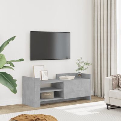 vidaXL Mobile per TV Grigio Cemento 100x35x40 cm Legno Multistrato