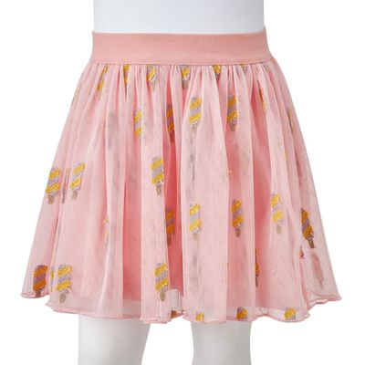 Gonna da Bambina con Tulle Rosa Chiaro 128