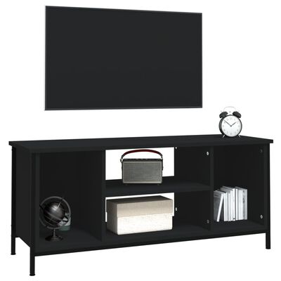 vidaXL Mobile Porta TV Nero 102x35x45 cm in Legno Multistrato