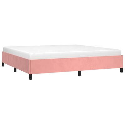 vidaXL Giroletto Rosa 200x200 cm in Velluto