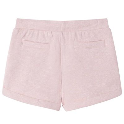 Pantaloncini per Bambini con Coulisse Rosa Chiaro Misto 140