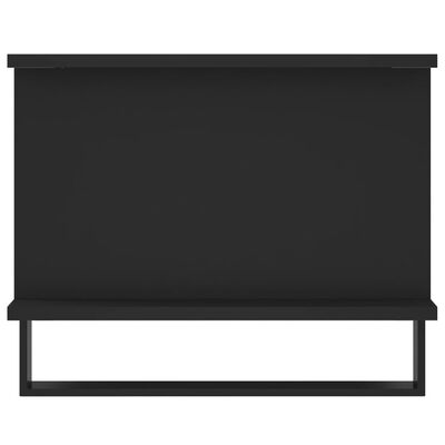 vidaXL Tavolino da Salotto Nero 90x50x40 cm in Legno Multistrato