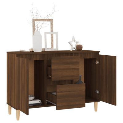 vidaXL Credenza Rovere Marrone 101x35x70 cm in Legno Ingegnerizzato