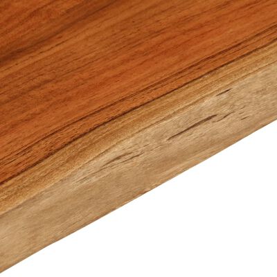 vidaXL Piano Tavolo 100x40x3,8 cm Rettangolare Legno Acacia Bordi Vivi