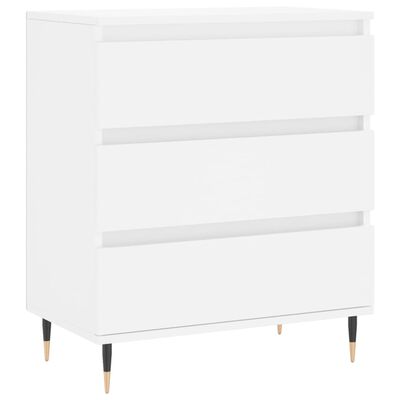 vidaXL Credenza Bianca 60x35x70 cm in Legno Multistrato