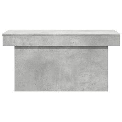 vidaXL Tavolino Salotto Grigio Cemento 80x55x40 cm Legno Multistrato