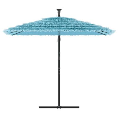 vidaXL Ombrellone Giardino con Palo in Acciaio Blu 246x246x230 cm