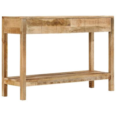 vidaXL Tavolo Consolle con 2 Cassetti 110x35x75cm Legno Massello Mango