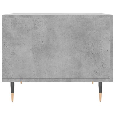 vidaXL Tavolino Salotto Grigio Cemento 50x50x40 cm Legno Multistrato