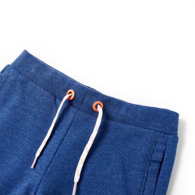 Pantaloncini per Bambini con Coulisse Blu Scuro Mélange 116