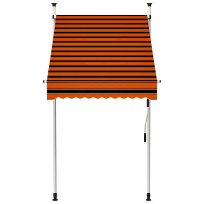 vidaXL Tenda da Sole Retrattile Crema 150x150 cm in Tessuto e Acciaio