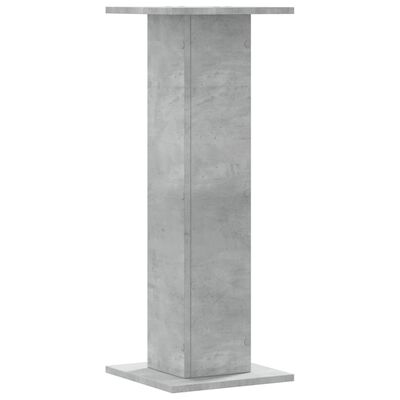 vidaXL Supporti per Piante 2 pz Grigio Cemento 30x30x80 cm Truciolato