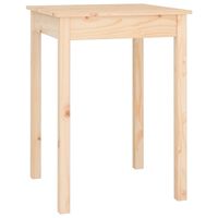 vidaXL Tavolo da Pranzo 55x55x75 cm in Legno Massello di Pino