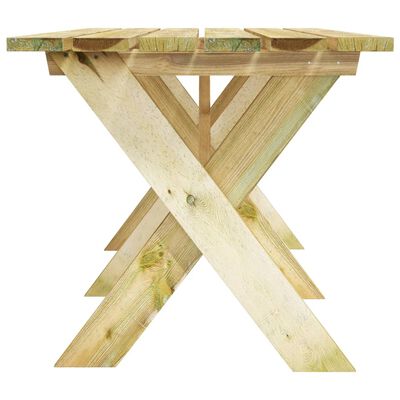 vidaXL Set da Pranzo da Giardino 5 pz in Legno di Pino Impregnato