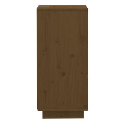 vidaXL Credenze 2 pz Ambra 32x34x75 cm in Legno Massello di Pino