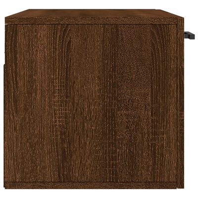 vidaXL Mobile a Parete Rovere Marrone 80x36,5x35 cm Legno Multistrato