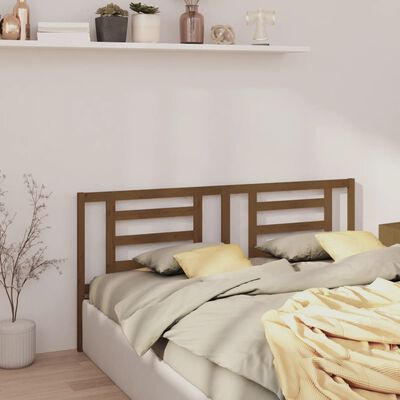 vidaXL Testiera per Letto ambra 206x4x100 cm in Legno Massello di Pino