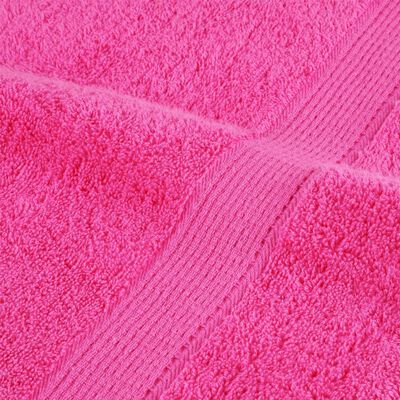 vidaXL Salviette Premium SOLUND 2 pz Rosa 30x30 cm 600 g/m²