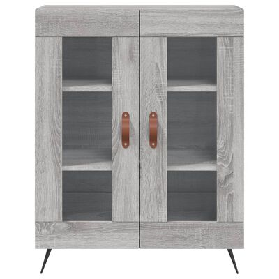 vidaXL Credenza Grigio Sonoma 69,5x34x90 cm in Legno Multistrato