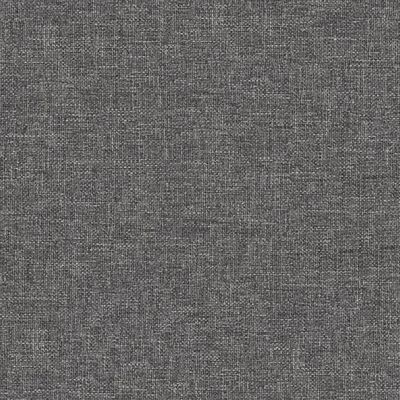 vidaXL Poggiapiedi Grigio Chiaro 60x60x36 cm in Tessuto e Similpelle