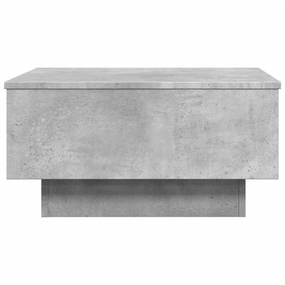 vidaXL Tavolino da Salotto Grigio Cemento 60x45x31cm Legno Multistrato