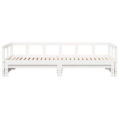 vidaXL Dormeuse senza Materasso Bianca 80x200 cm Legno Massello Pino