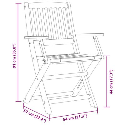 vidaXL Set da Pranzo da Giardino 9pz 180x90x75cm Legno Massello Acacia