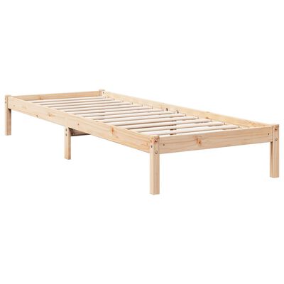 vidaXL Letto Extra Lungo senza Materasso 180x200 cm in Legno di Pino