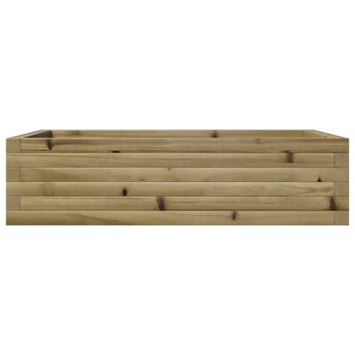 vidaXL Fioriera da Giardino 90x60x23 cm in Legno di Pino Impregnato