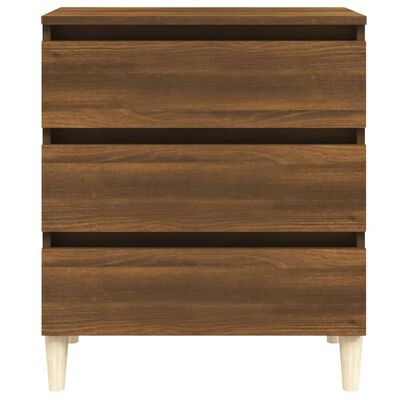 vidaXL Credenza Rovere Marrone 60x35x69 cm in Legno Multistrato