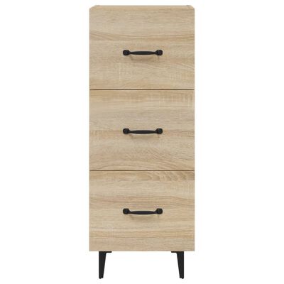 vidaXL Credenza Rovere Sonoma 34,5x34x90 cm in Legno Multistrato