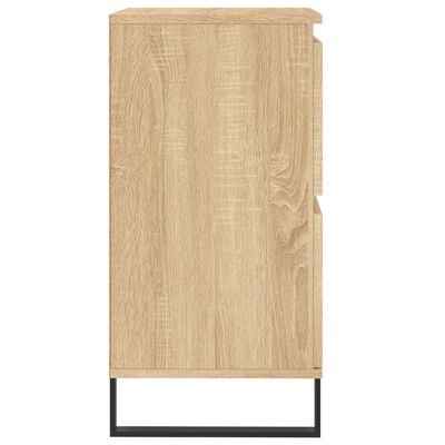 vidaXL Credenze 2 pz Rovere Sonoma in Legno Multistrato