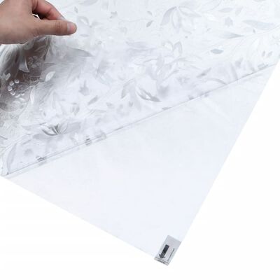 vidaXL Pellicola per Finestra Smerigliata Motivo Fiori 60x500 cm PVC