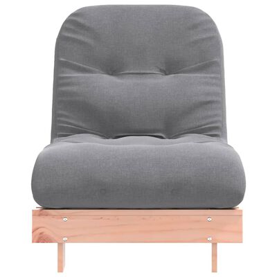 vidaXL Divano Letto Futon con Materasso 70x206x11cm Massello Douglas