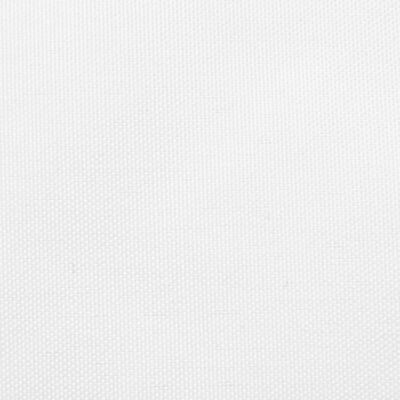 vidaXL Parasole a Vela in Tessuto Oxford Rettangolare 3,5x4,5 m Bianco