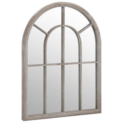 vidaXL Specchio da Giardino Sabbia 60x45 cm in Ferro per Uso Esterno