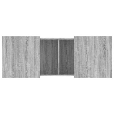 vidaXL Tavolino da Salotto Grigio Sonoma 100x55x40cm Legno Multistrato