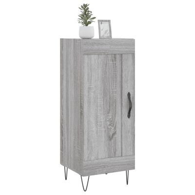 vidaXL Credenza Grigio Sonoma 34,5x34x90 cm in Legno Multistrato